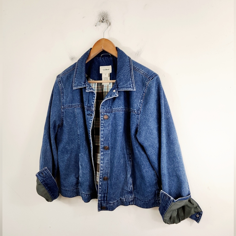 L.L Bean denim jean jacket